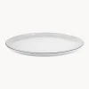 Broste Copenhagen Platos llanos artesanales de porcelana Salt, 4 uds.