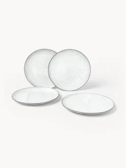 Broste Copenhagen Platos llanos artesanales , 4 uds.^ Menaje De Mesa