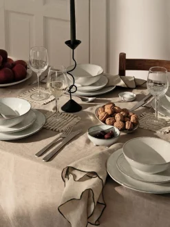 Broste Copenhagen Platos llanos artesanales , 4 uds.^ Menaje De Mesa