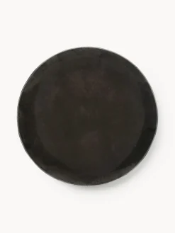 Broste Copenhagen Platos llanos artesanales , 4 uds.^ Platos Llanos|Vajillas Completas