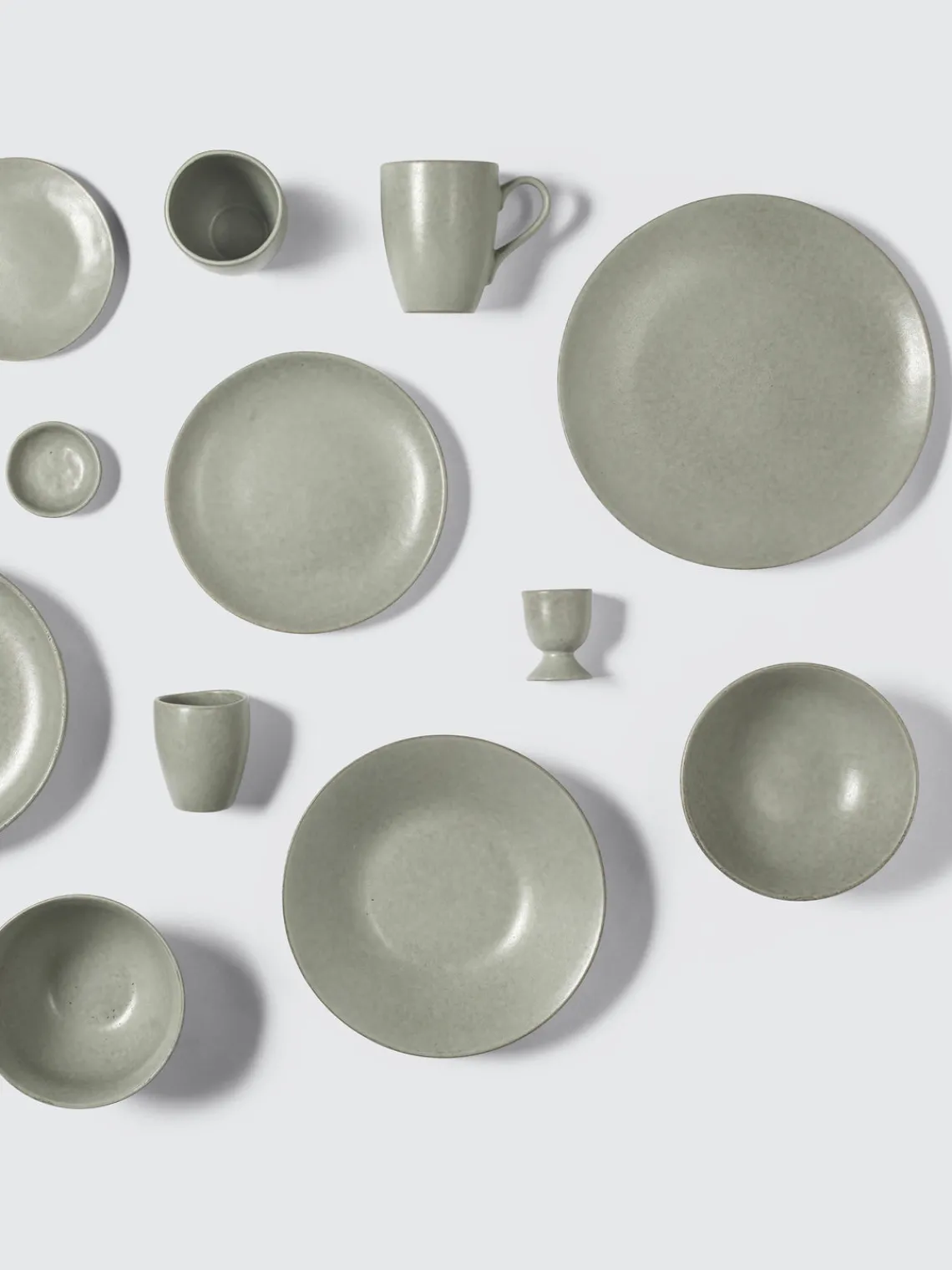 Broste Copenhagen Platos llanos artesanales , 4 uds.^ Menaje De Mesa
