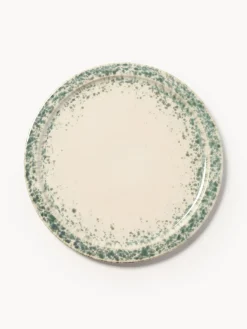 Westwing Collection Platos llanos artesanales Bernardo, 4 uds.^ Platos Llanos|Vajillas Completas