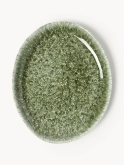 Westwing Collection Platos llanos artesanales con forma orgánica Macey, 4 uds.