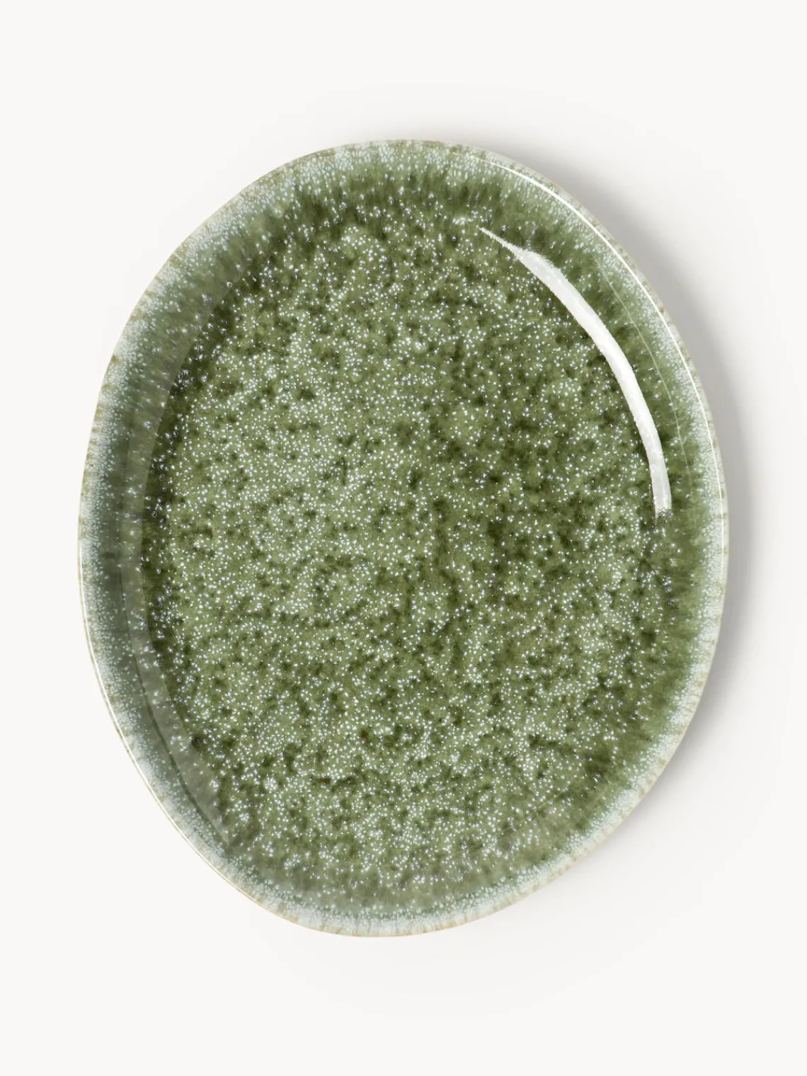 Westwing Collection Platos llanos artesanales con forma orgánica Macey, 4 uds.