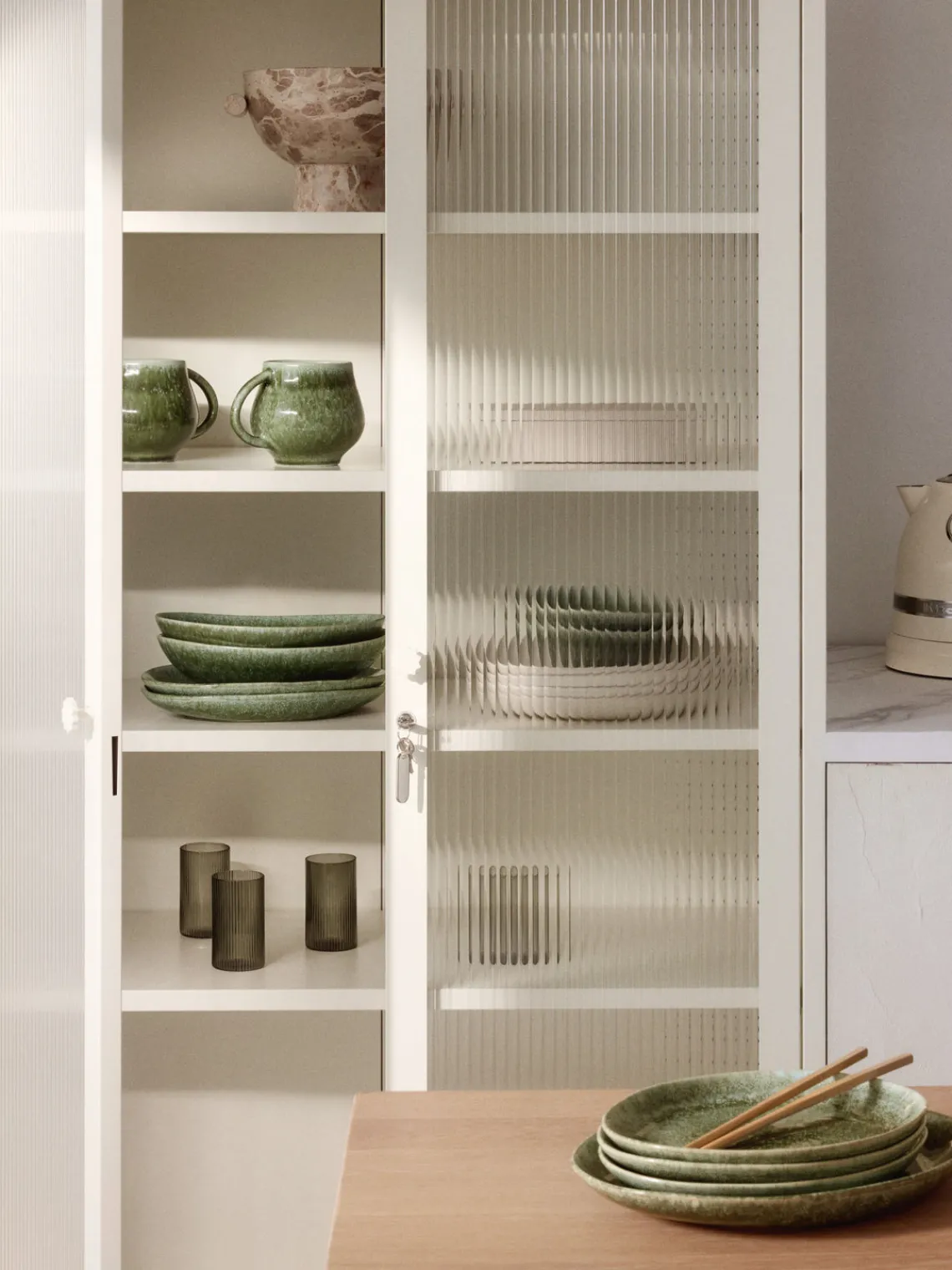 Westwing Collection Platos llanos artesanales con forma orgánica Macey, 4 uds.