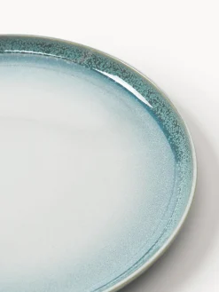 Westwing Collection Platos llanos con esmalte reactivo Havana, 4 uds.^ Platos Llanos|Vajillas Completas