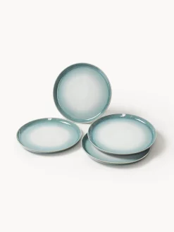 Westwing Collection Platos llanos con esmalte reactivo Havana, 4 uds.^ Platos Llanos|Vajillas Completas