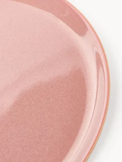 Westwing Collection Platos llanos con esmalte reactivo Havana, 4 uds.^ Platos Llanos|Vajillas Completas