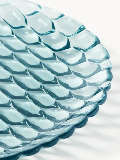 Kartell Platos llanos con relieves Jellies, 4 uds.^ Platos Llanos|Vajillas Completas