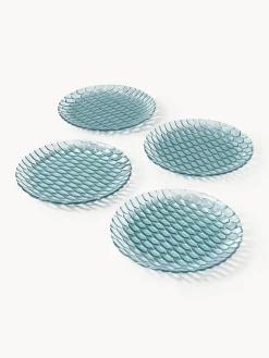 Kartell Platos llanos con relieves Jellies, 4 uds.^ Platos Llanos|Vajillas Completas