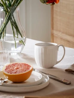 GEORG JENSEN Platos llanos de porcelana Bernadotte, 4 uds.^ Platos Llanos|Vajillas Completas