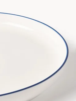 Westwing Collection Platos llanos de porcelana Facile, 2 uds.