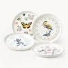 Westwing Collection Platos llanos Flamboyant, 4 uds.