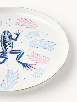 Westwing Collection Platos llanos Flamboyant, 4 uds.