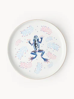 Westwing Collection Platos llanos Flamboyant, 4 uds.