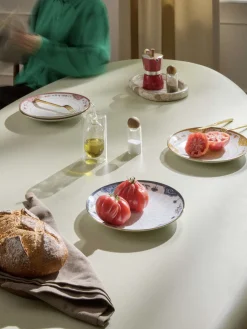 Westwing Collection Platos llanos Mystic, 4 uds.^ Platos Llanos|Vajillas Completas