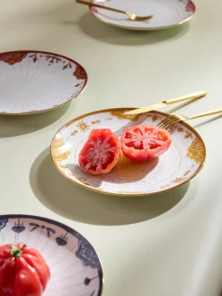 Westwing Collection Platos llanos Mystic, 4 uds.^ Platos Llanos|Vajillas Completas