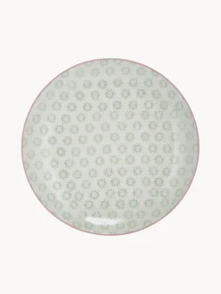 Bloomingville Platos llanos pintados a mano Patrizia, 3 uds.^ Platos Llanos|Vajillas Completas