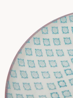 Bloomingville Platos llanos pintados a mano Patrizia, 3 uds.^ Platos Llanos|Vajillas Completas