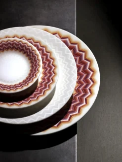 Missoni Platos pequeños de porcelana Fine Bone China Jarris, 6 uds.^ Platos De Postre|Vajillas Completas