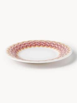 Missoni Platos pequeños de porcelana Fine Bone China Jarris, 6 uds.^ Platos De Postre|Vajillas Completas