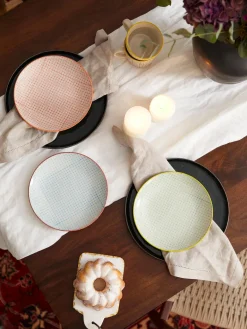 Bloomingville Platos postre artesanales Carla, 3 uds.