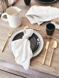 Broste Copenhagen Platos postre artesanales , 4 uds.^ Platos De Postre|Vajillas Completas