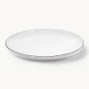 Broste Copenhagen Platos postre artesanales de porcelana Salt, 4 uds.