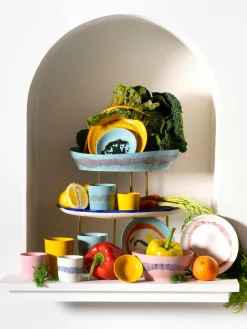 SERAX Platos postre con esmalte reactivo Feast 2 uds.