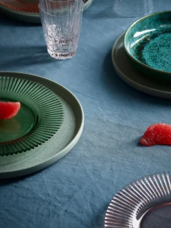 Westwing Collection Platos postre con relieves Effie, 4 uds.^ Platos De Postre|Vajillas Completas