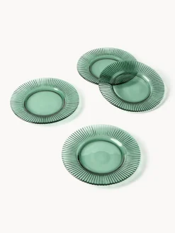 Westwing Collection Platos postre con relieves Effie, 4 uds.^ Platos De Postre|Vajillas Completas