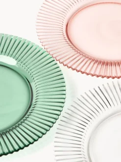 Westwing Collection Platos postre con relieves Effie, 4 uds.^ Platos De Postre|Vajillas Completas