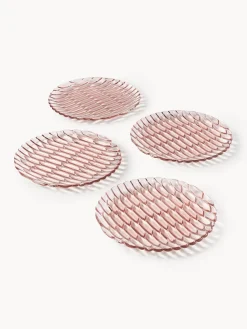 Kartell Platos postre con relieve Jellies, 4 uds.^ Platos De Postre|Vajillas Completas