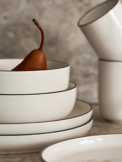 Westwing Collection Platos postre de porcelana Facile, 2 uds.^ Platos De Postre|Vajillas Completas