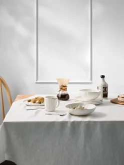 Westwing Collection Platos postre de porcelana con relieves Sali, 2 uds.^ Platos De Postre|Vajillas Completas