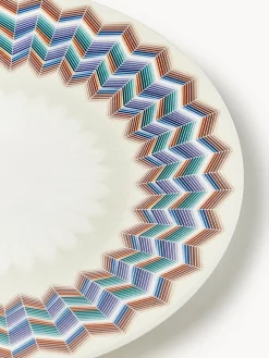 Missoni Platos postre de porcelana Fine Bone China Jarris, 6 uds.