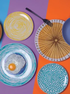 Villa d’Este Platos postre de porcelana Marea, 6 uds.