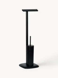 Andrea House Portarrollos con escobilla de baño Deptford^ Portarrollos|Jarrones