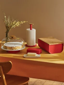 ALESSI Portarrollos de cocina con bambú Mattina