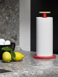 ALESSI Portarrollos de cocina con bambú Mattina