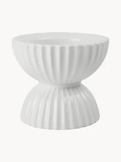 Lyngby Porcelaen Portavelas de porcelana con relieves Tura