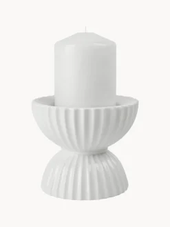 Lyngby Porcelaen Portavelas de porcelana con relieves Tura