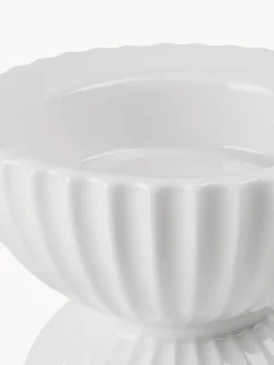 Lyngby Porcelaen Portavelas de porcelana con relieves Tura