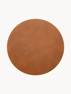 Lind DNA Posavasos de cuero redondos Hot^ Posavasos|Vajillas Completas