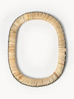 Ferm Living Posavasos de ratán y madera de mango Weave, 2 uds.^ Posavasos|Vajillas Completas