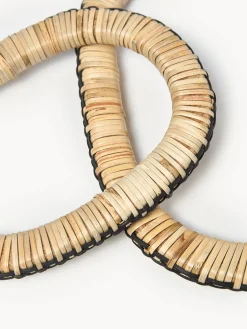 Ferm Living Posavasos de ratán y madera de mango Weave, 2 uds.^ Posavasos|Vajillas Completas