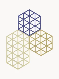 Zone Denmark Posavasos de silicona Triangles, 3 uds.