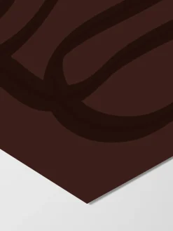 POSTER & FRAME Póster Burgundy Burgundy