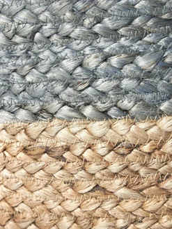 Westwing Collection Puf artesanal de yute Bono