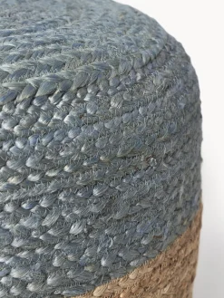 Westwing Collection Puf artesanal de yute Bono